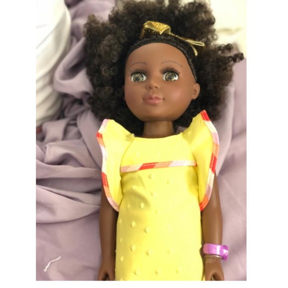 Nelly 14-inch Poseable Fashion Doll for Girls Age 3 & Up - Yellow - Picture 3 of 16